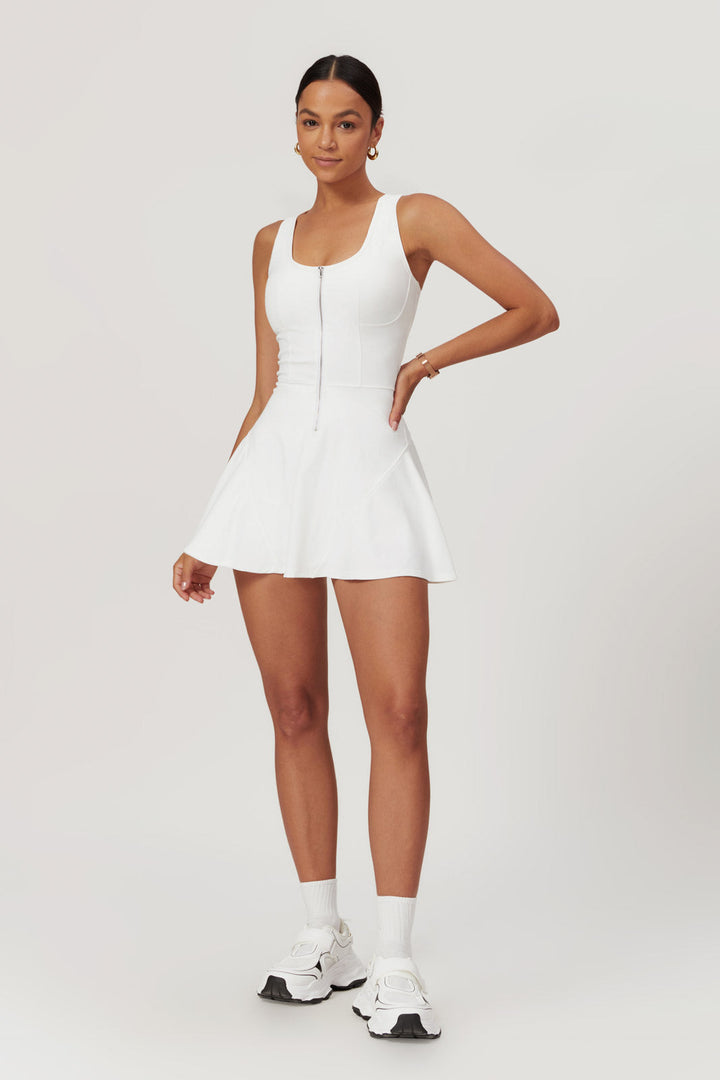 Audrey Mini Dress - White