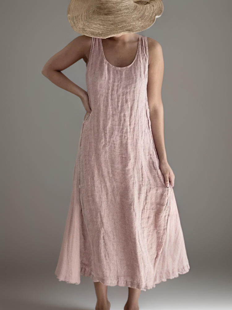 Hazel™ - Elegant Sleeveless Maxi Dress