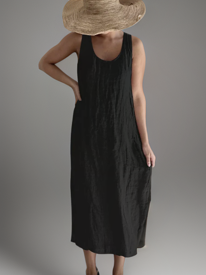 Hazel™ - Elegant Sleeveless Maxi Dress