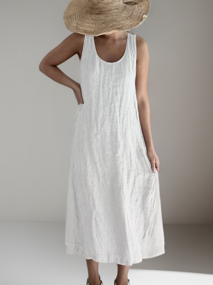 Hazel™ - Elegant Sleeveless Maxi Dress